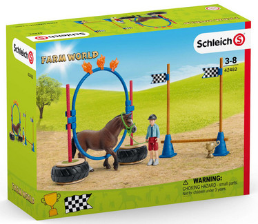 Schleich 42482 Poniagility, juoksukilpailu