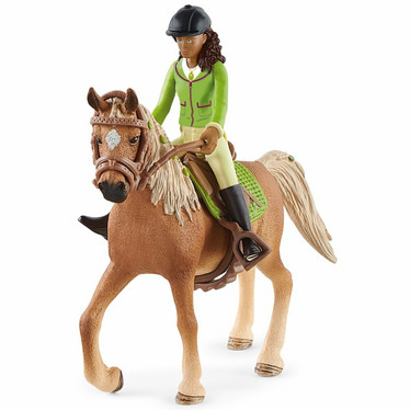 Schleich 42542 Sarah ja Mystery, Horse Club