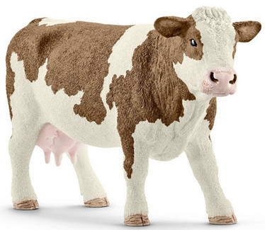 Schleich 13801 Nauta, lehmä ruskeavalk