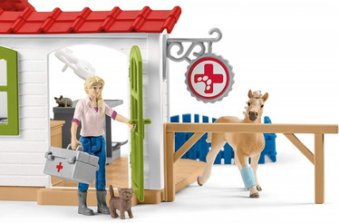 Schleich 42502 Eläinlääkärin vastaanotto