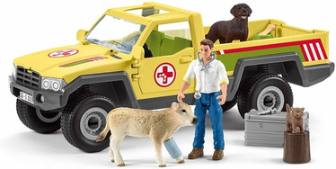 Schleich 42503 Eläinlääkäri ja auto