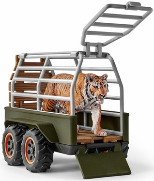 Schleich 42351 Peräkärry, mönkijä ja metsänvartija