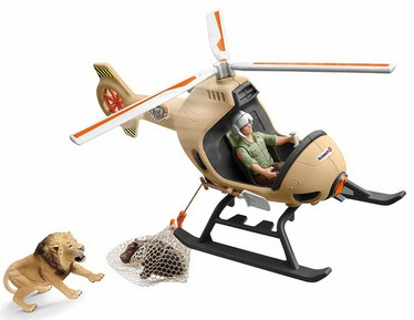 Schleich 42476 Eläinten pelastus helikopterilla