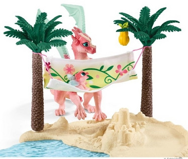 Schleich 42436 Lohikäärmesaari ja aarre (H)
