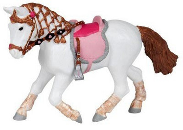 Papo 51526 Poni, valk vaalpun satula