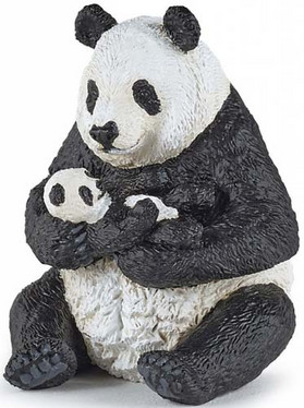 Papo 50196 Panda, poikanen sylissä