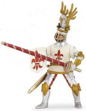 Papo 39790 Ritari, lilja valk.
