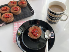 Muffinssit Runebergin tyyliin