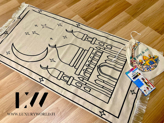 سجادة صلاة تلوين إسلامية للأطفال