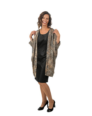 Leopardikuosinen yhden koon kimono