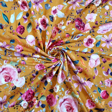 Luomutrikoo: Ochre Flowers