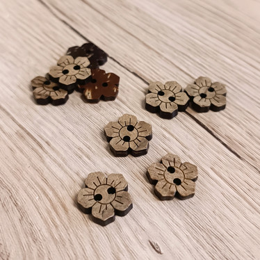 Kookosnappi, Kukka 15mm