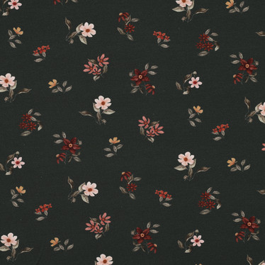 Luomutrikoo: Petite Bloom, tummanvihreä