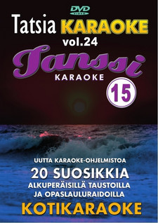 TATSIA KARAOKE VOL. 24 - TANSSIKARAOKE 15 DVD