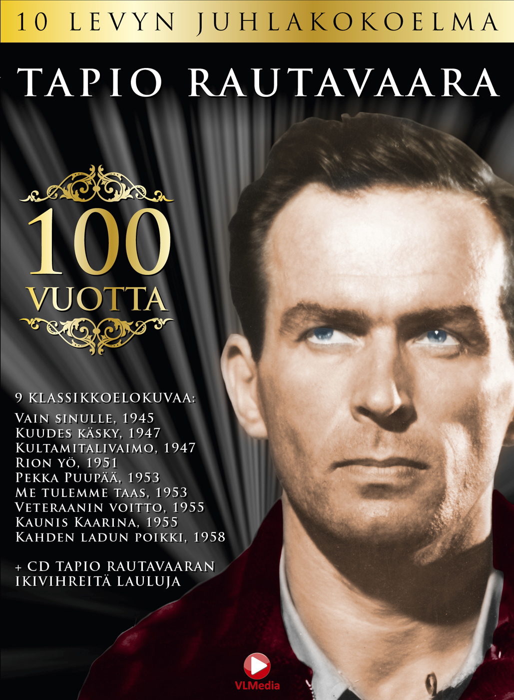 TAPIO RAUTAVAARA 100-VUOTTA JUHLAJULKAISU 10-DVD-BOX – VLMediaShop