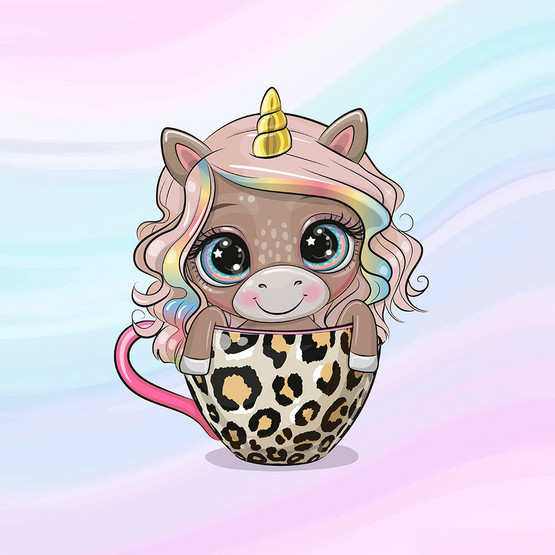 Paneeli M, Joustocollege, Unicorn with teacup