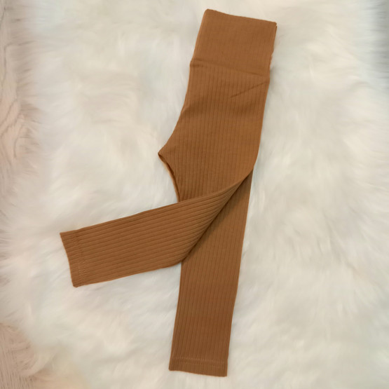 Babyleggingsit 50/56 Caramel rib