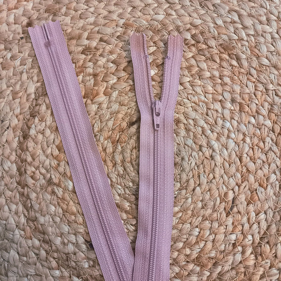 YKK Umpivetoketju 50 cm, Vanha Roosa