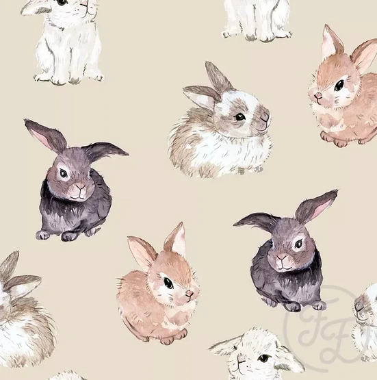 Trikoo Family Fabrics, BUNNIES