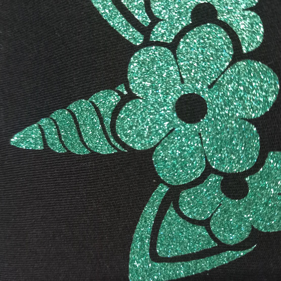 Silityskuva, Unicorn, GLITTER MINTTU