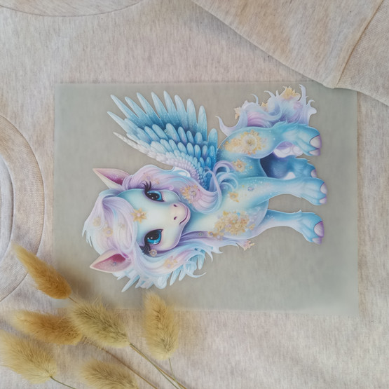 Värillinen silityskuva : Pegasus