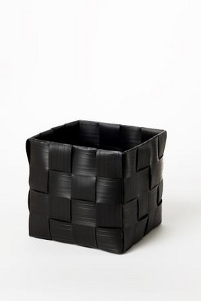 Ruudukko Cube säilytyskori 444 musta