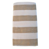 Kylpypyyhe valko/beige 70x140 cm