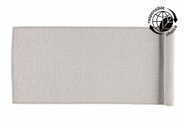Kaitaliina Tähkä harmaa 33x120 cm kierrätyspuuvillaa
