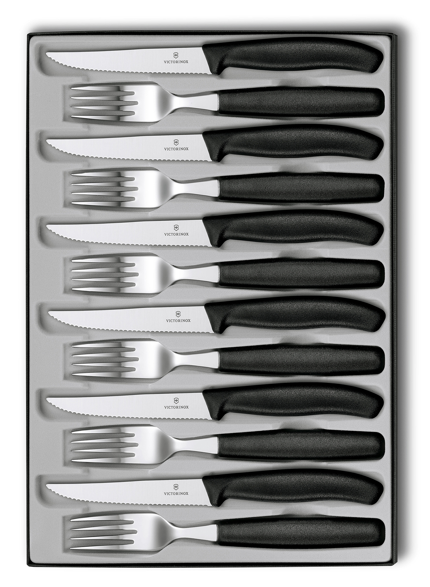 Victorinox swiss classic steak knife and forks set of 12
