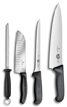 Victorinox Fibrox Knife Set, 4 pcs