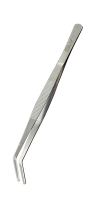Tweezers, angled, 20 cm