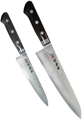 Kanetsune Seki KC-100 Damascus Set, 2 knives