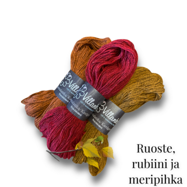 Villanka 3-säikeinen karstalanka, 180 x3, 100 g / 180 m