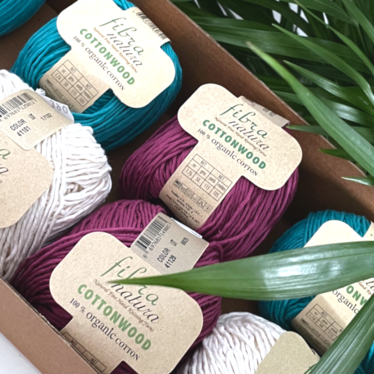 Fibra Natura Cottonwood - luomupuuvillalanka, 50 g / 105 m