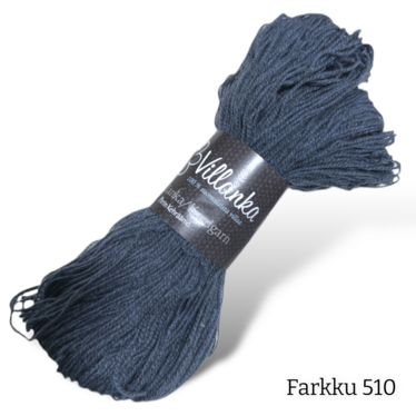 Villanka 2-säikeinen karstalanka, erikoisvärit, 180x2, 100 g/ 270 m