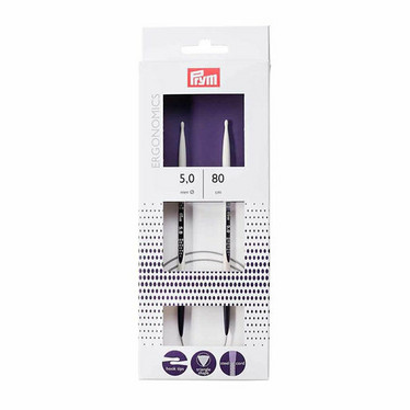 Pyöröpuikot Prym Ergonomics, synteettinen, kaapeli 80 cm