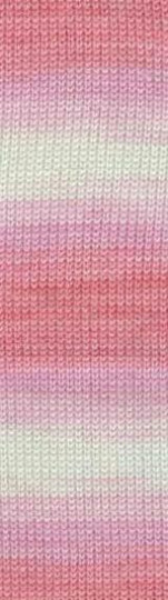 Suloisen pehmeä Alize Baby Wool Batik, 50 g / 175 m