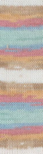 Suloisen pehmeä Alize Baby Wool Batik, 50 g / 175 m