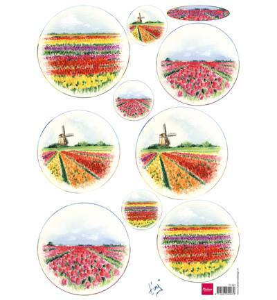 Marianne Design Bulb fields Holland -korttikuvat