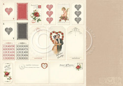 Pion Design To My Valentine skräppipaperi Tags
