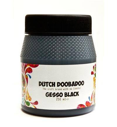 Dutch Doobadoo Gesso, musta, 250 ml