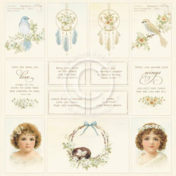 Pion Design The Songbird's Secret skräppipaperi Images From The Past