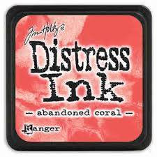 Tim Holtz Distress Mini Ink -leimasintyyny, sävy abandoned coral