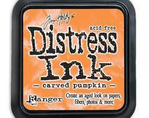 Tim Holtz Distress Mini Ink -leimasintyyny, sävy Carved Pumpkin