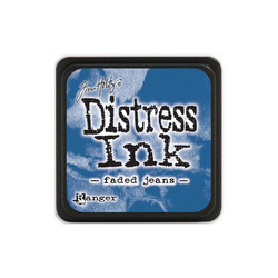 Tim Holtz Distress Mini Ink -leimasintyyny, sävy Faded Jeans