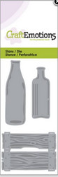 CraftEmotions Crate and Bottles -stanssisetti