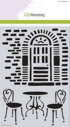 CraftEmotions sapluuna Romantic Provence, Wall with door