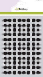 CraftEmotions sapluuna Chequered Textile