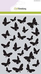 CraftEmotions sapluuna Butterflies