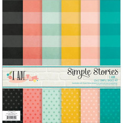 Simple Stories I Am -paperipakkaus, 12